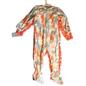 New Carter's zip Fleece Footie Pajamas 18M